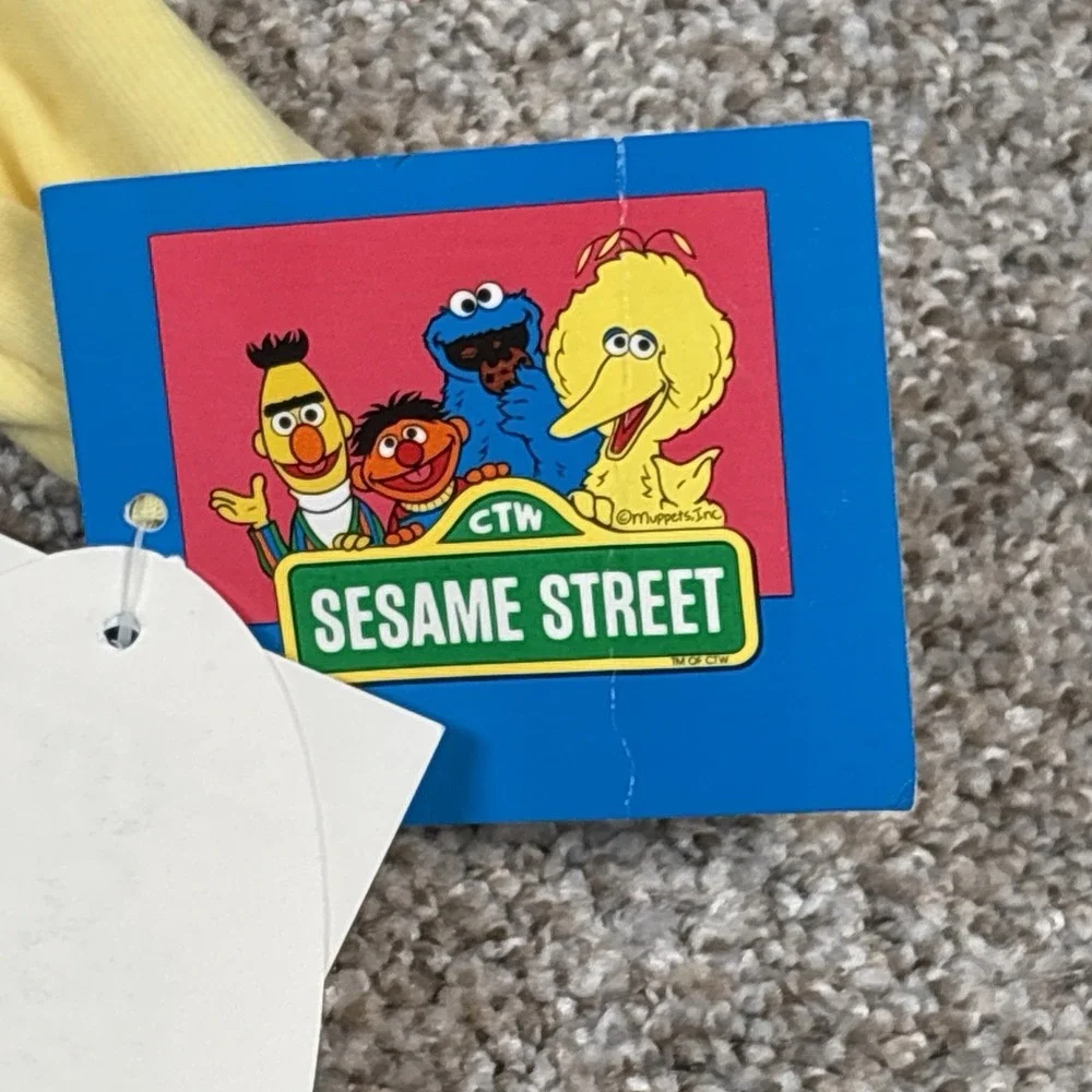 New Vintage Sesame Street Characters‎ 18 Months Kids Zip Up Pajamas Sleeper USA
